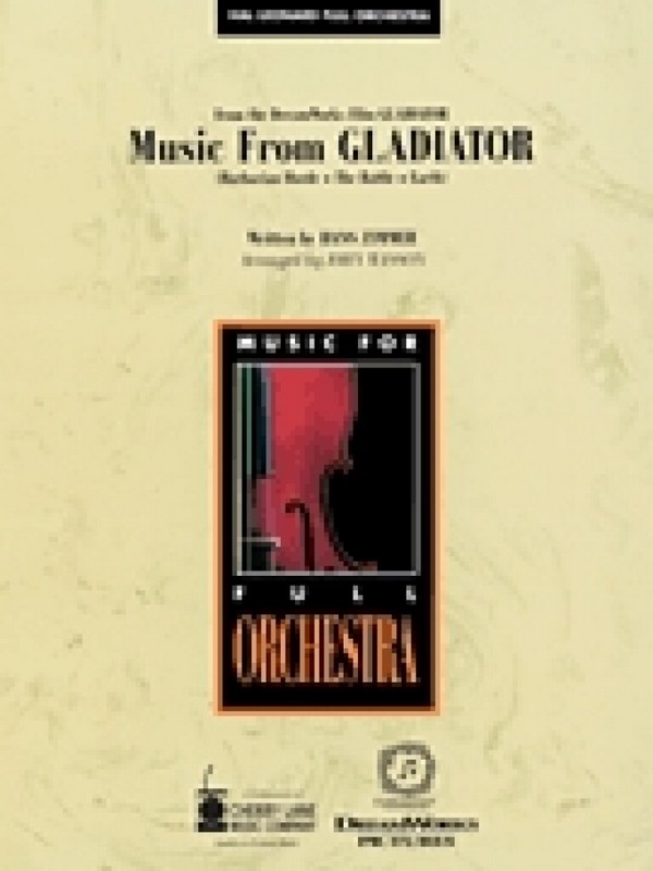 Music from Gladiator  for full orchestra  conductor