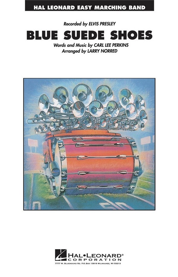 Blue Suede Shoes&nbsp;&nbsp;Marching Band&nbsp;&nbsp;Partitur + Stimmen