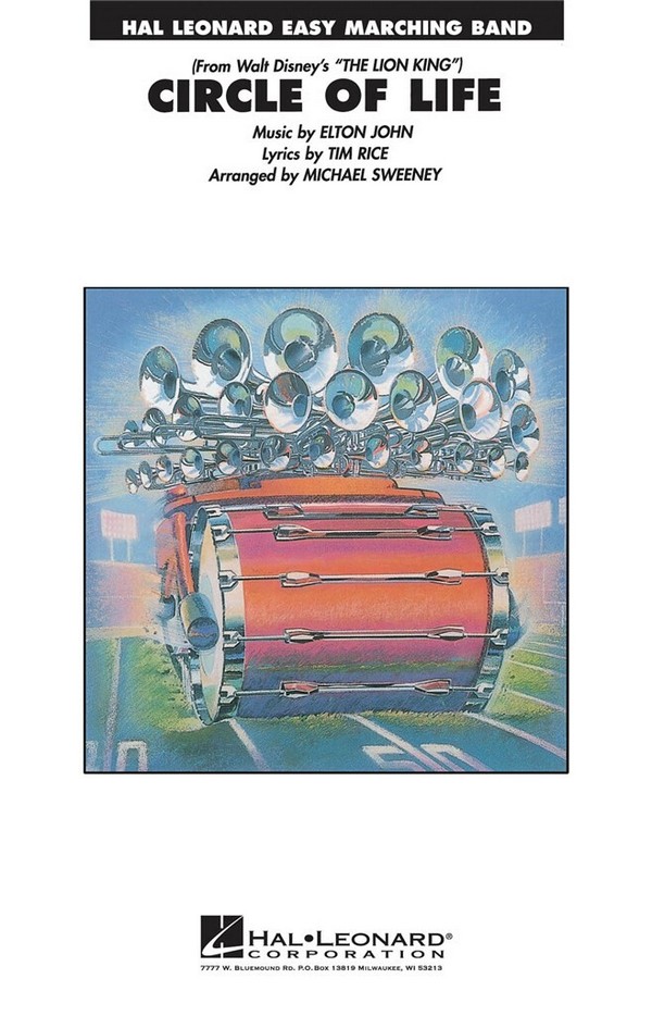 Circle of Life from The Lion King&nbsp;&nbsp;Marching Band&nbsp;&nbsp;Partitur + Stimmen