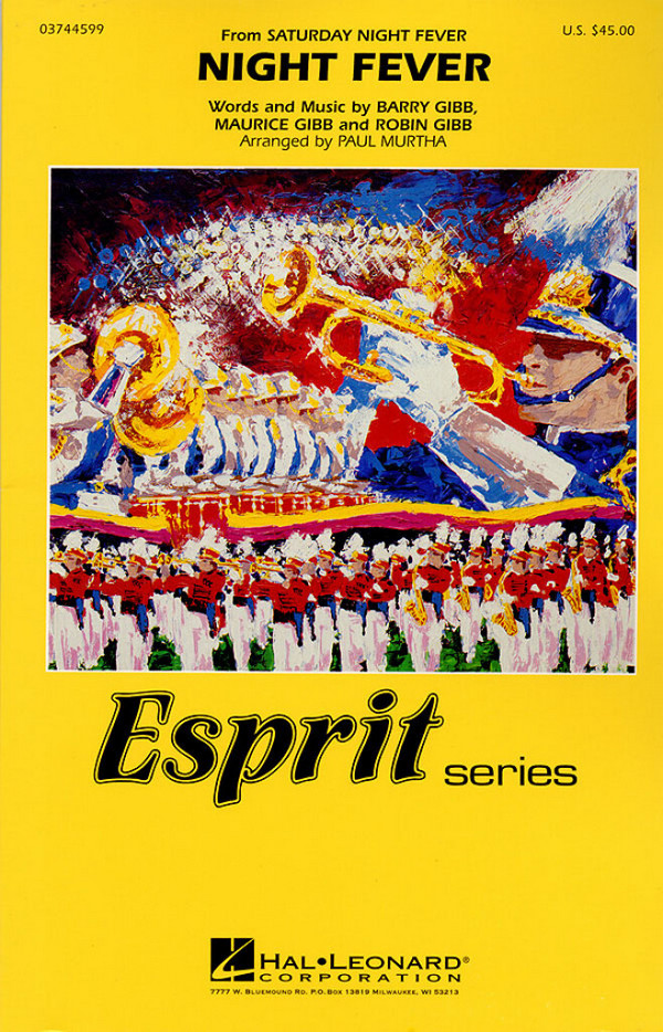 Barry Gibb_Maurice Gibb_Robin Gibb, Night Fever - Marching Band&nbsp;&nbsp;Marching Band&nbsp;&nbsp;Partitur + Stimmen