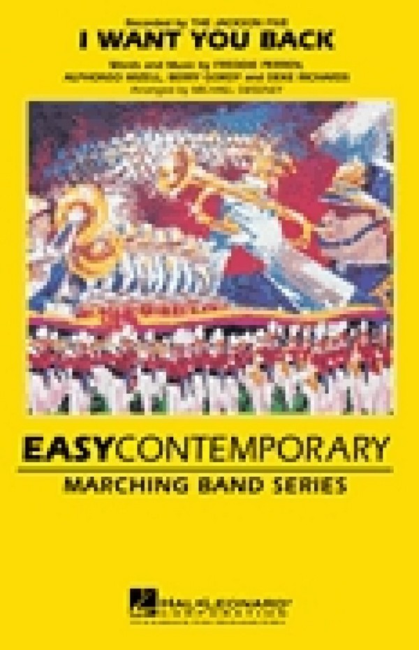 Alphonso Mizell_Berry Gordy_Deke Richards_Freddie Perren, I Want You B&nbsp;&nbsp;Marching Band&nbsp;&nbsp;Partitur