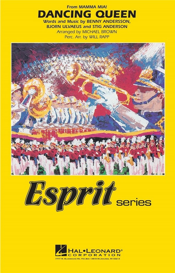 Benny Andersson_Björn Ulvaeus, Dancing Queen (from Mamma Mia)&nbsp;&nbsp;Marching Band&nbsp;&nbsp;Partitur + Stimmen