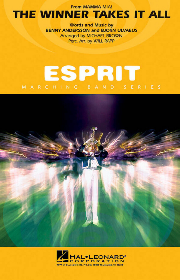 Benny Andersson_Björn Ulvaeus, The Winner Takes It All - Marching Band&nbsp;&nbsp;Marching Band&nbsp;&nbsp;Partitur + Stimmen
