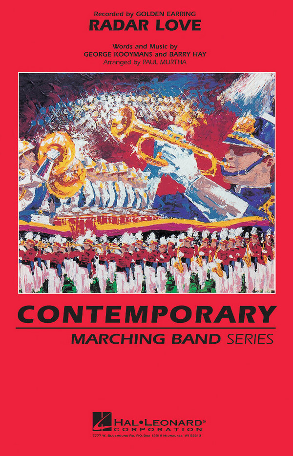 Barry Hay_George Kooymans, Radar Love&nbsp;&nbsp;Marching Band&nbsp;&nbsp;Partitur