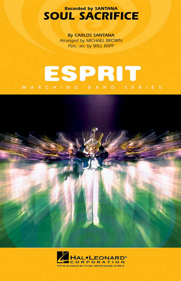 Carlos Santana, Soul Sacrifice&nbsp;&nbsp;Marching Band&nbsp;&nbsp;Partitur + Stimmen