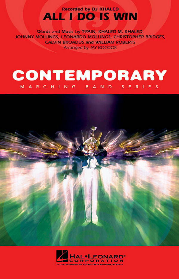 All I Do Is Win&nbsp;&nbsp;Marching Band&nbsp;&nbsp;Partitur + Stimmen