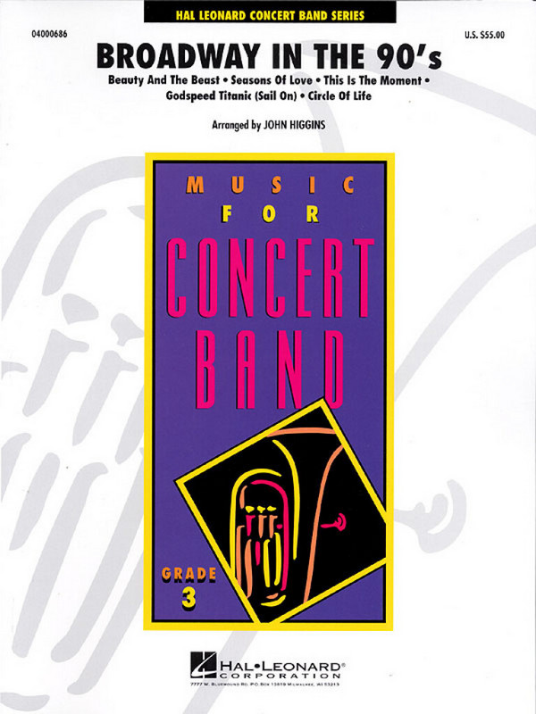 Broadway in the 90's&nbsp;&nbsp;Concert Band/Harmonie&nbsp;&nbsp;Partitur + Stimmen