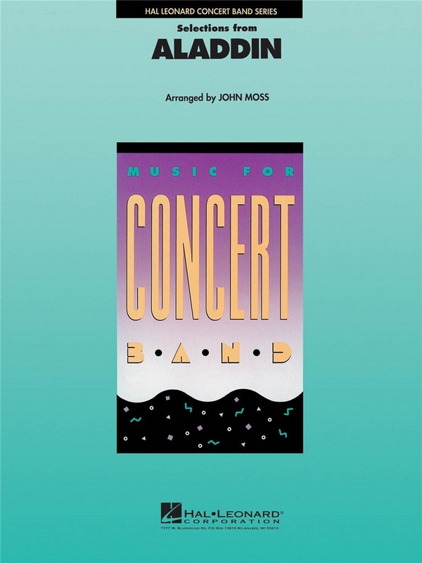 Alan Menken, Selections from Aladdin&nbsp;&nbsp;Concert Band&nbsp;&nbsp;Partitur + Stimmen