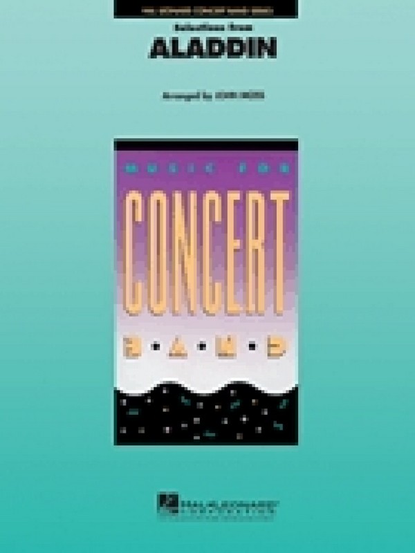 Alan Menken, Selections from Aladdin&nbsp;&nbsp;Concert Band&nbsp;&nbsp;Partitur