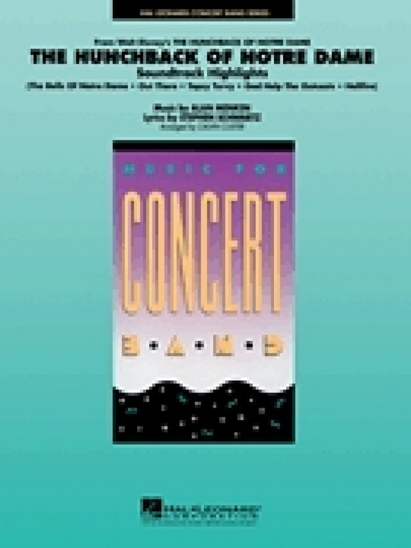 Alan Menken, Highlights from Hunchback of Notre Dame&nbsp;&nbsp;Concert Band&nbsp;&nbsp;Partitur