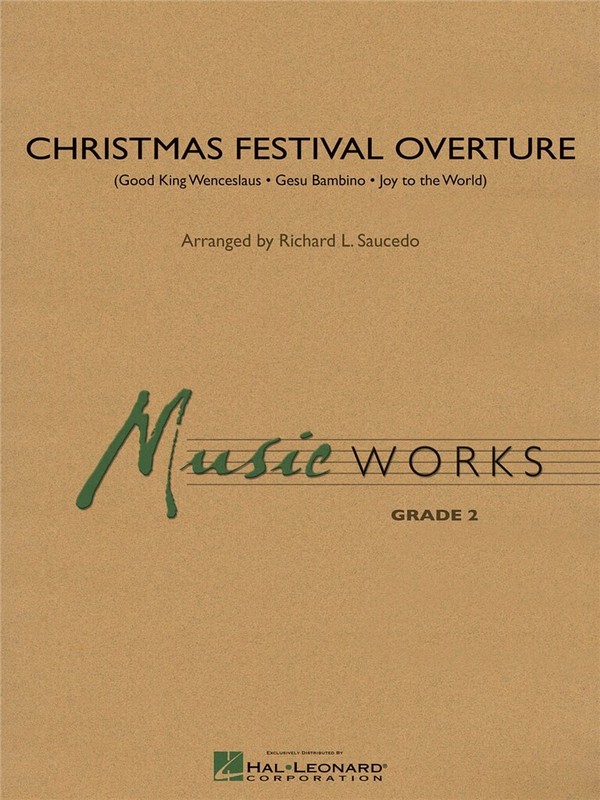 Christmas Festival Overture&nbsp;&nbsp;Concert Band&nbsp;&nbsp;Partitur + Stimmen