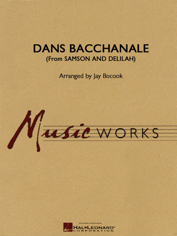 Camille Saint-Saëns, Danse Bacchanale&nbsp;&nbsp;Concert Band&nbsp;&nbsp;Partitur + Stimmen