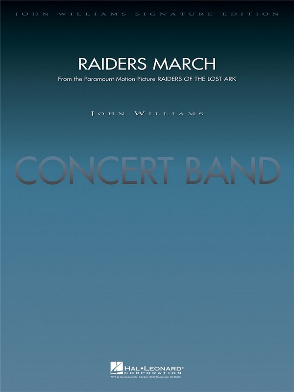 Raider's March&nbsp;&nbsp;fo concert band/harmonie&nbsp;&nbsp;full score