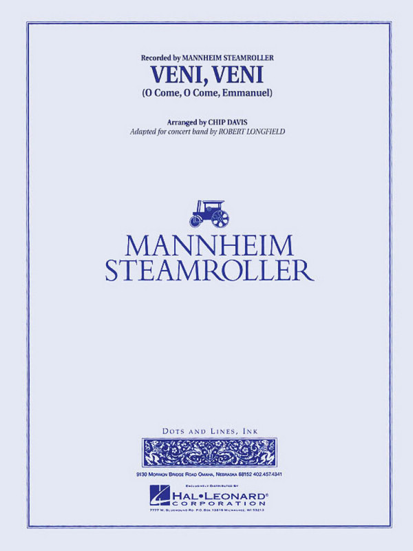 Chip Davis, Veni, Veni&nbsp;&nbsp;Concert Band/Harmonie&nbsp;&nbsp;Partitur
