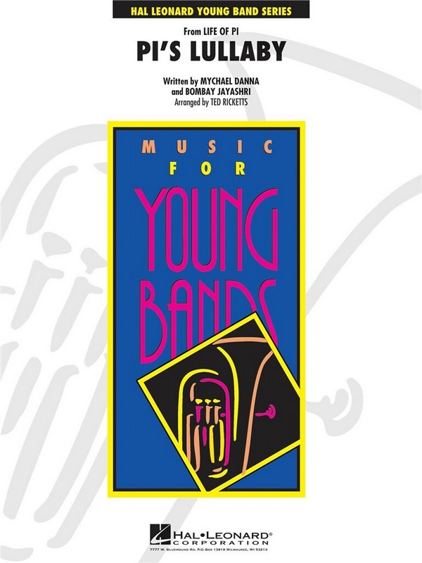 Bombay Jayashri_Mychael Danna, Pi's Lullaby&nbsp;&nbsp;Concert Band/Harmonie&nbsp;&nbsp;Partitur + Stimmen