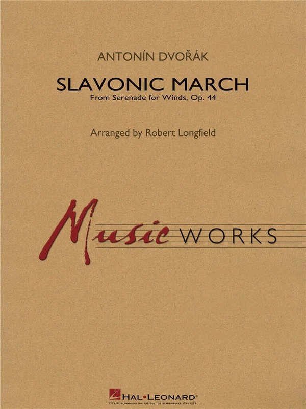 Antonín Dvorák, Slavonic March (from Serenade for Winds, Op. 44)&nbsp;&nbsp;Concert Band&nbsp;&nbsp;Partitur