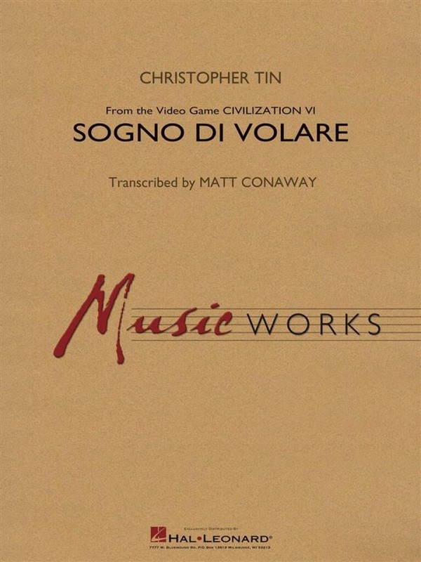 Christopher Tin, Sogno di Volare&nbsp;&nbsp;Concert Band/Harmonie&nbsp;&nbsp;Partitur