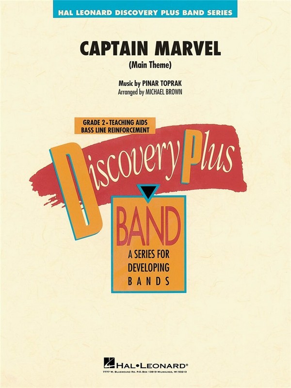 Captain Marvel&nbsp;&nbsp;Concert Band/Harmonie&nbsp;&nbsp;Partitur