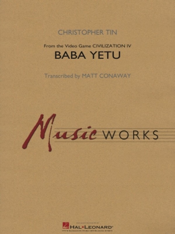 Christopher Tin, Baba Yetu&nbsp;&nbsp;Concert Band/Harmonie&nbsp;&nbsp;Partitur