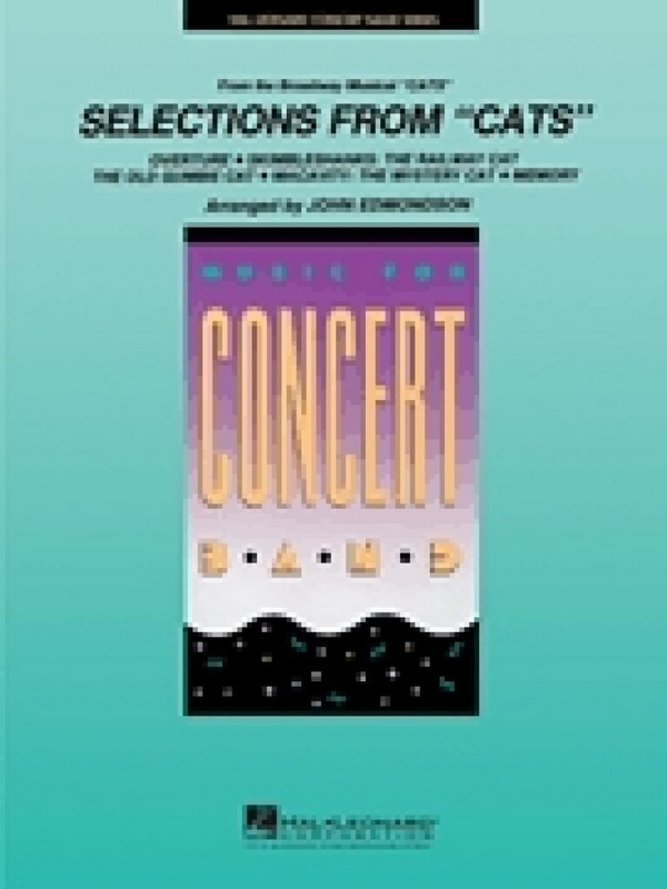 Andrew Lloyd Webber, Selections from Cats&nbsp;&nbsp;Concert Band&nbsp;&nbsp;Partitur