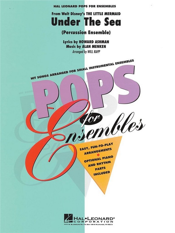 Alan Menken_Howard Ashman, Under the Sea&nbsp;&nbsp;Percussionensemble&nbsp;&nbsp;Partitur + Stimmen