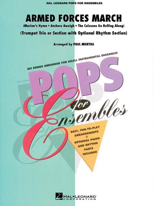 Armed Forces March&nbsp;&nbsp;3 Trompeten&nbsp;&nbsp;Partitur + Stimmen