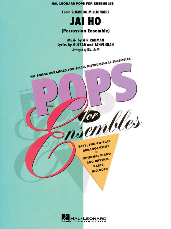 A.R. Rahman, Jai Ho (from Slumdog Millionaire)&nbsp;&nbsp;Percussionensemble&nbsp;&nbsp;Partitur + Stimmen