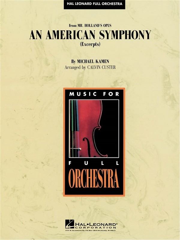 An American Symphony (Excerpts)&nbsp;&nbsp;Orchestra&nbsp;&nbsp;Partitur + Stimmen