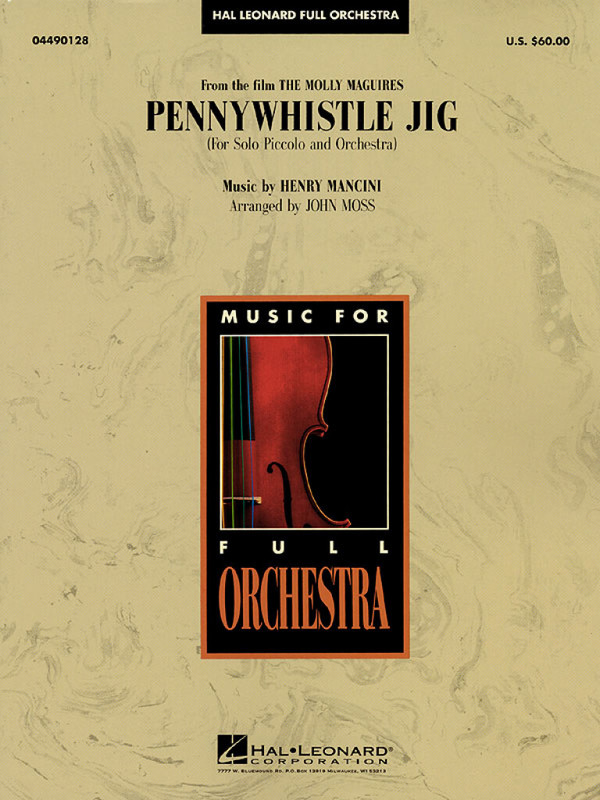 Pennywhistle Jig   for solo piccolo and orchestra  score