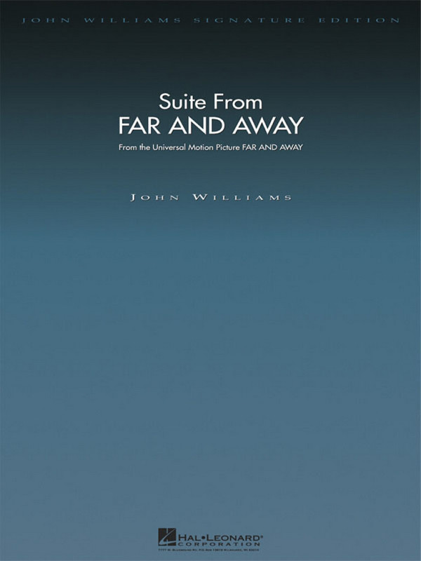 Excerpts from Far And Away  for orchestra  score