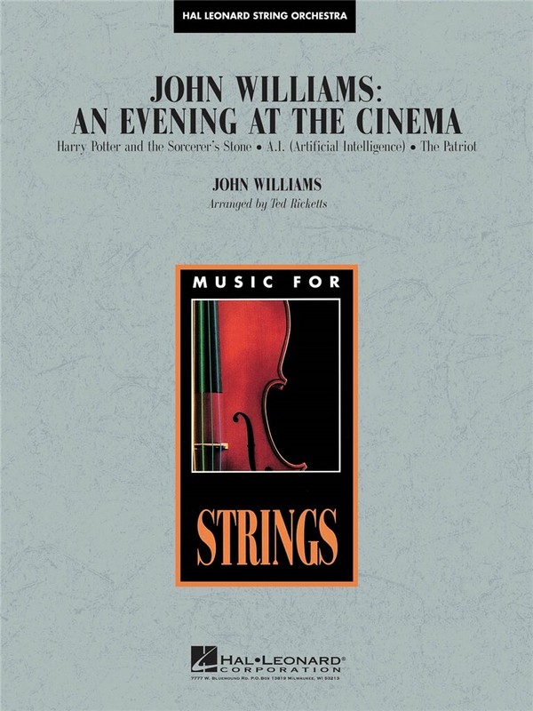 John Williams - An Evening at the Cinema&nbsp;&nbsp;for string orchestra&nbsp;&nbsp;score and parts (8-8-4--4-4-4)