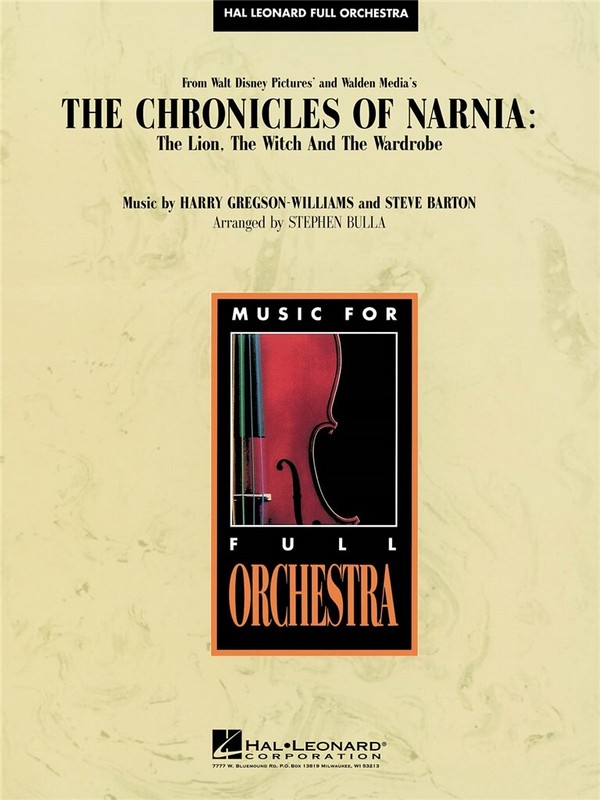 Music from the Chronicles of Narnia  for orchestra  conductor