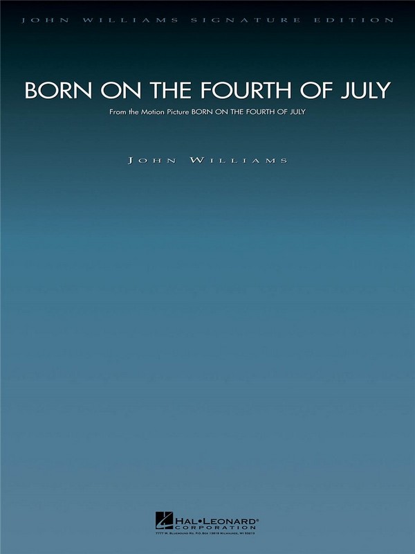 Born On The Fourth Of July  for orchestra  full score