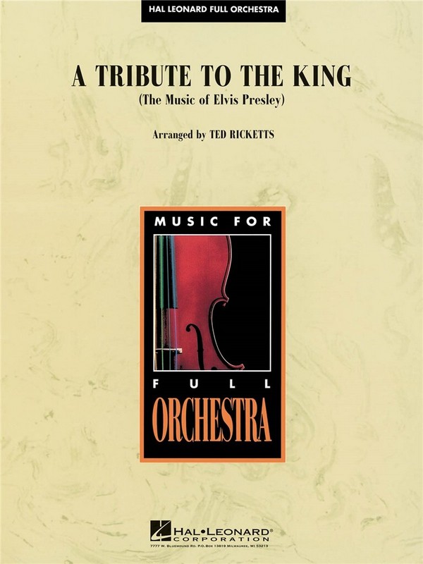 A Tribute to the King&nbsp;&nbsp;Orchestra&nbsp;&nbsp;Partitur + Stimmen