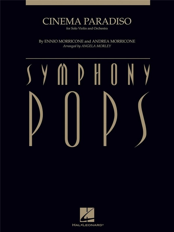 Cinema Paradiso  for  violin and orchestra  score and parts