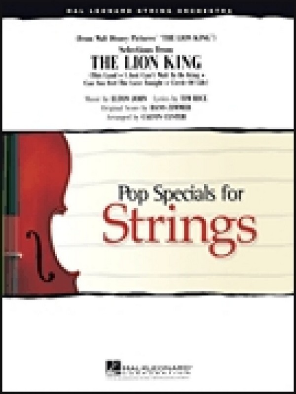 Selections from The Lion King&nbsp;&nbsp;for string orchestra&nbsp;&nbsp;score