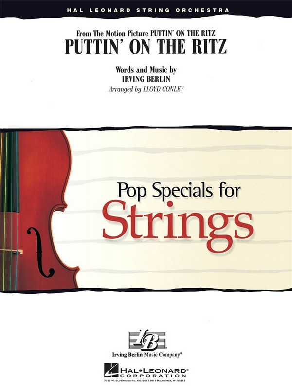 Puttin' on the Ritz&nbsp;&nbsp;for string orchestra&nbsp;&nbsp;score and parts
