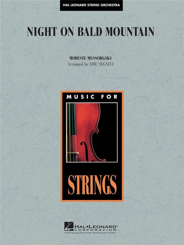 Night on Bald Mountain&nbsp;&nbsp;for string orchestra&nbsp;&nbsp;score and parts