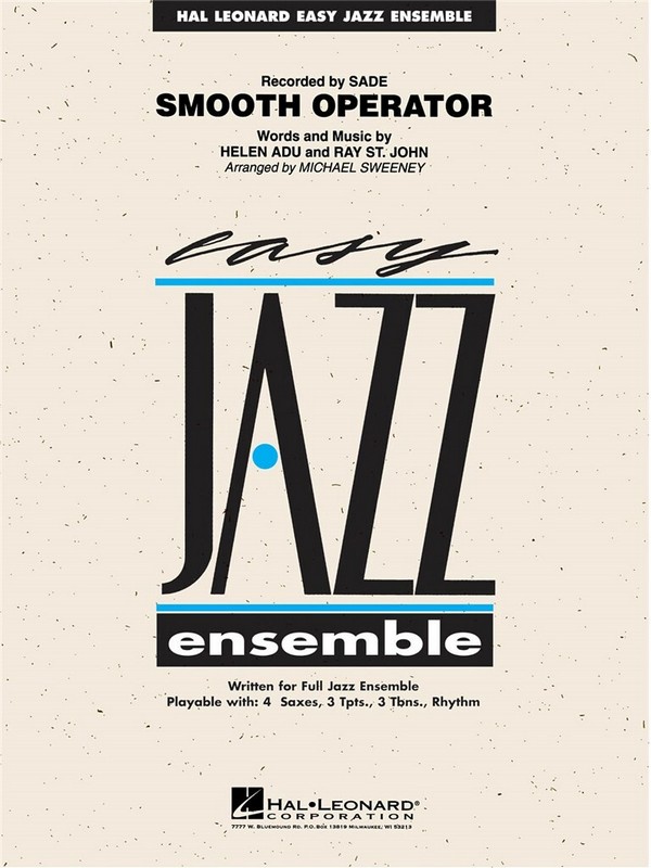 Adu_St. John, Smooth Operator&nbsp;&nbsp;Jazz Ensemble&nbsp;&nbsp;Partitur