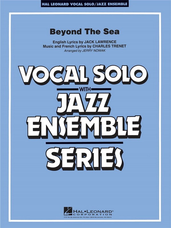 Beyond The Sea&nbsp;&nbsp;Vocal Solo and Jazz Ensemble&nbsp;&nbsp;Partitur