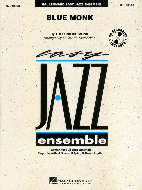 Blue Monk  for Jazz Ensemble  score