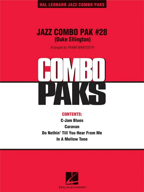 Jazz Combo Pak Vol. 28 (Duke Ellington)  for big band  piano/conductor