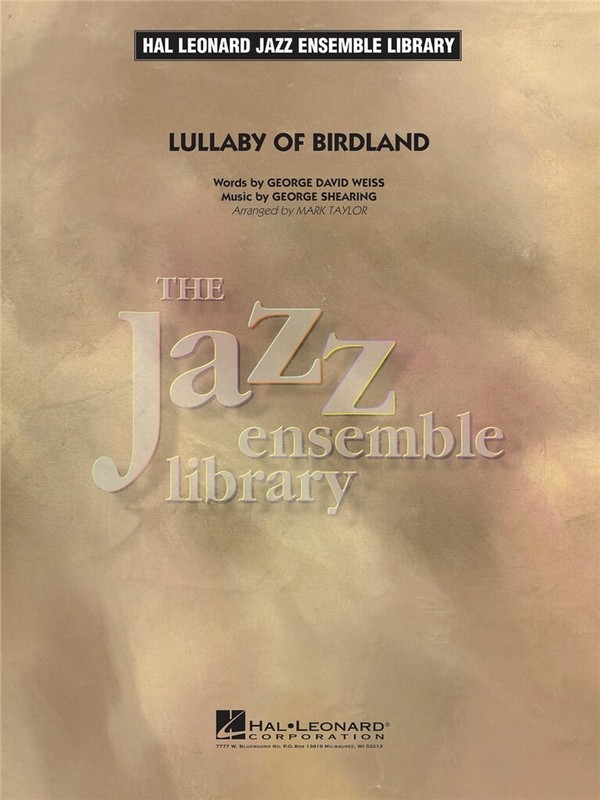 Lullaby of Birdland  for big band  score
