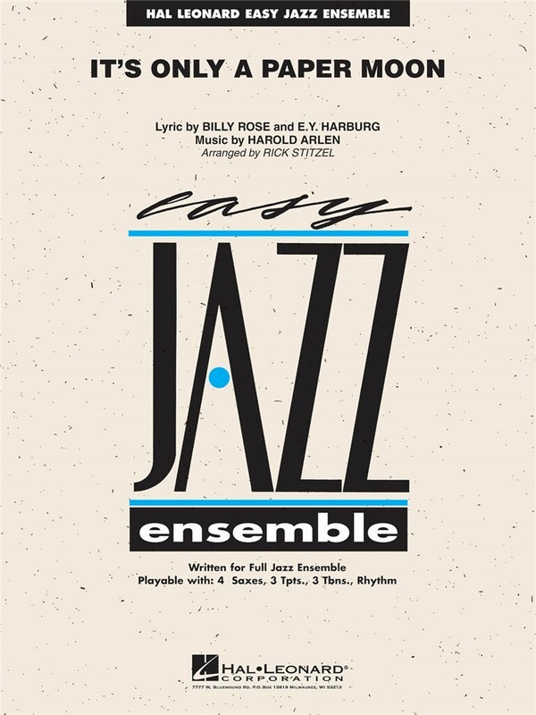 It'S Only A Paper Moon (+QR-Code)  for jazz ensemble  score and parts