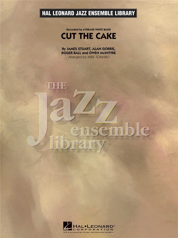 Alan Gorrie_James Stuart_Owen McIntyre_Roger Ball, Cut The Cake&nbsp;&nbsp;Big Band&nbsp;&nbsp;Partitur + Stimmen