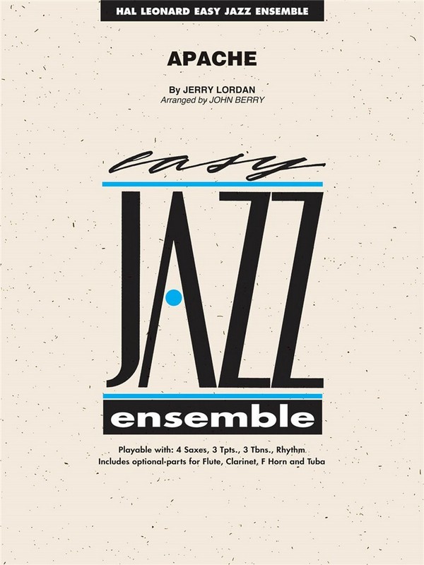 Jerry Lordan, Apache&nbsp;&nbsp;for jazz ensemble&nbsp;&nbsp;score and parts