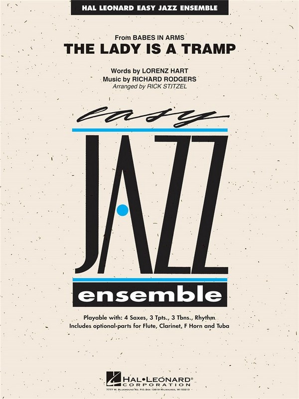 The Lady Is a Tramp&nbsp;&nbsp;for jazz ensemble&nbsp;&nbsp;score and parts