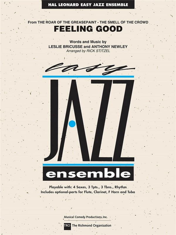 Anthony Newley_Leslie Bricusse, Feeling Good&nbsp;&nbsp;Jazz Ensemble&nbsp;&nbsp;Partitur