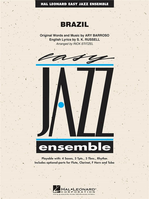 Ary Barroso_S.K. Russell, Brazil&nbsp;&nbsp;Jazz Ensemble&nbsp;&nbsp;Partitur + Stimmen