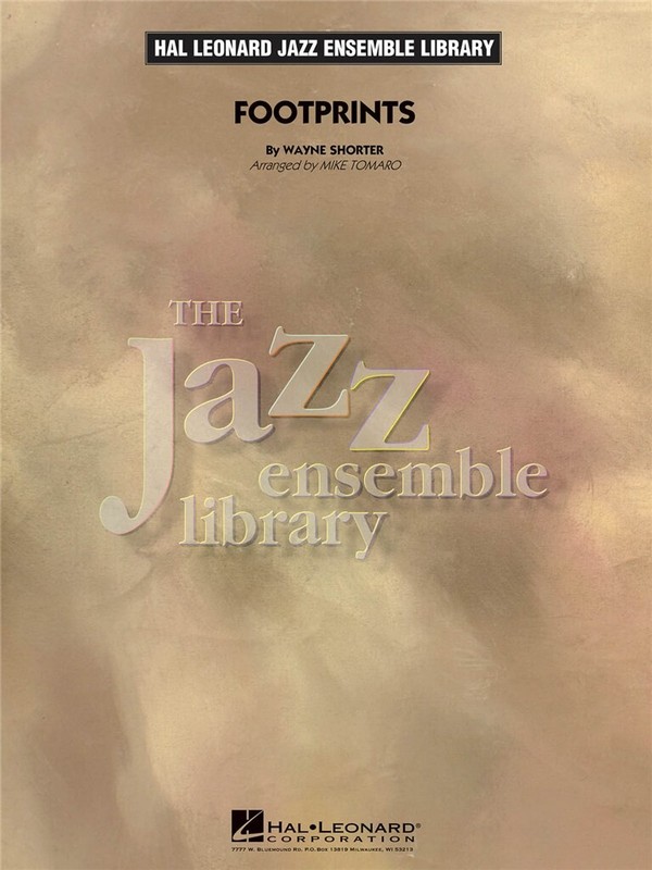 Footprints&nbsp;&nbsp;for jazz ensemble&nbsp;&nbsp;score and parts